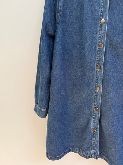 Robe avec col en jean