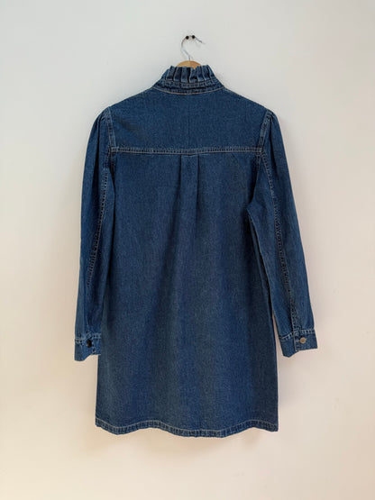 Robe avec col en jean