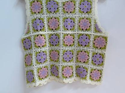 Débardeur crochet LILAS