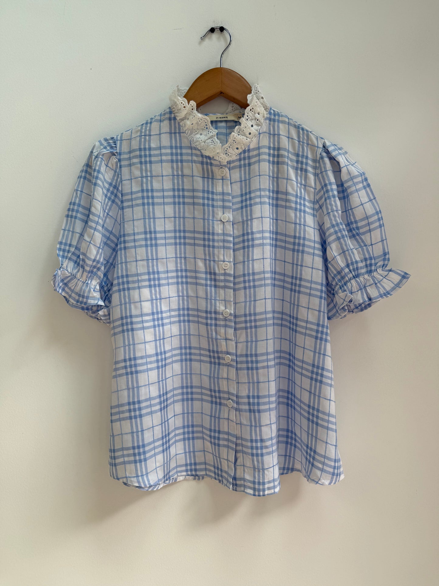 Chemise manches courtes à carreaux