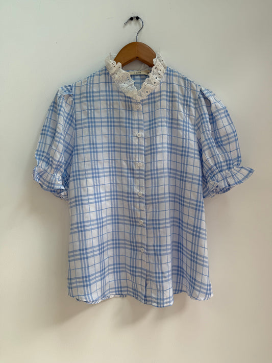 Chemise manches courtes à carreaux
