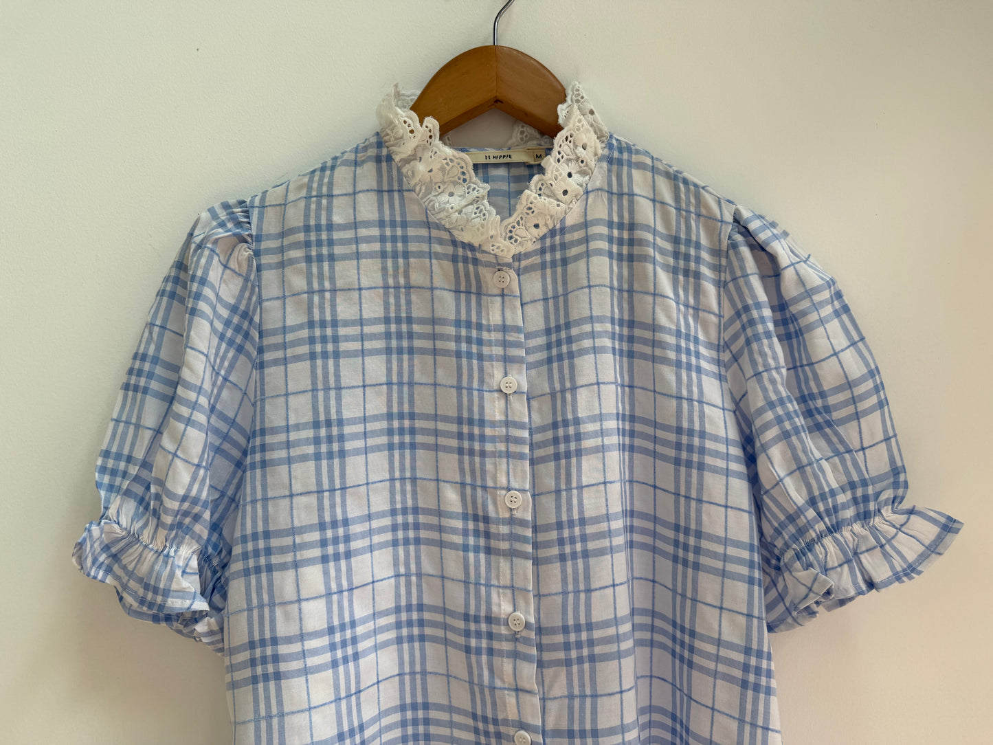 Chemise manches courtes à carreaux