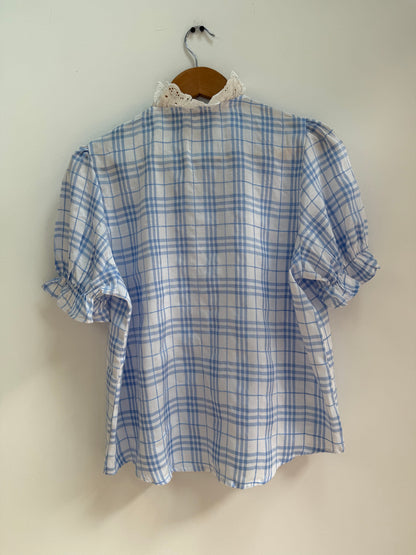 Chemise manches courtes à carreaux