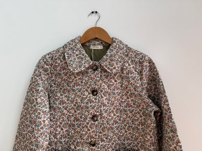 Veste matelassée imprimé floral Vert/ Bleue/ Lilas