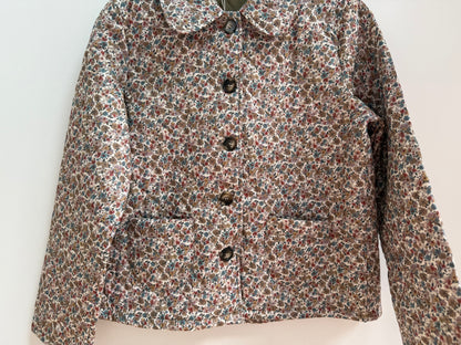 Veste matelassée imprimé floral Vert/ Bleue/ Lilas