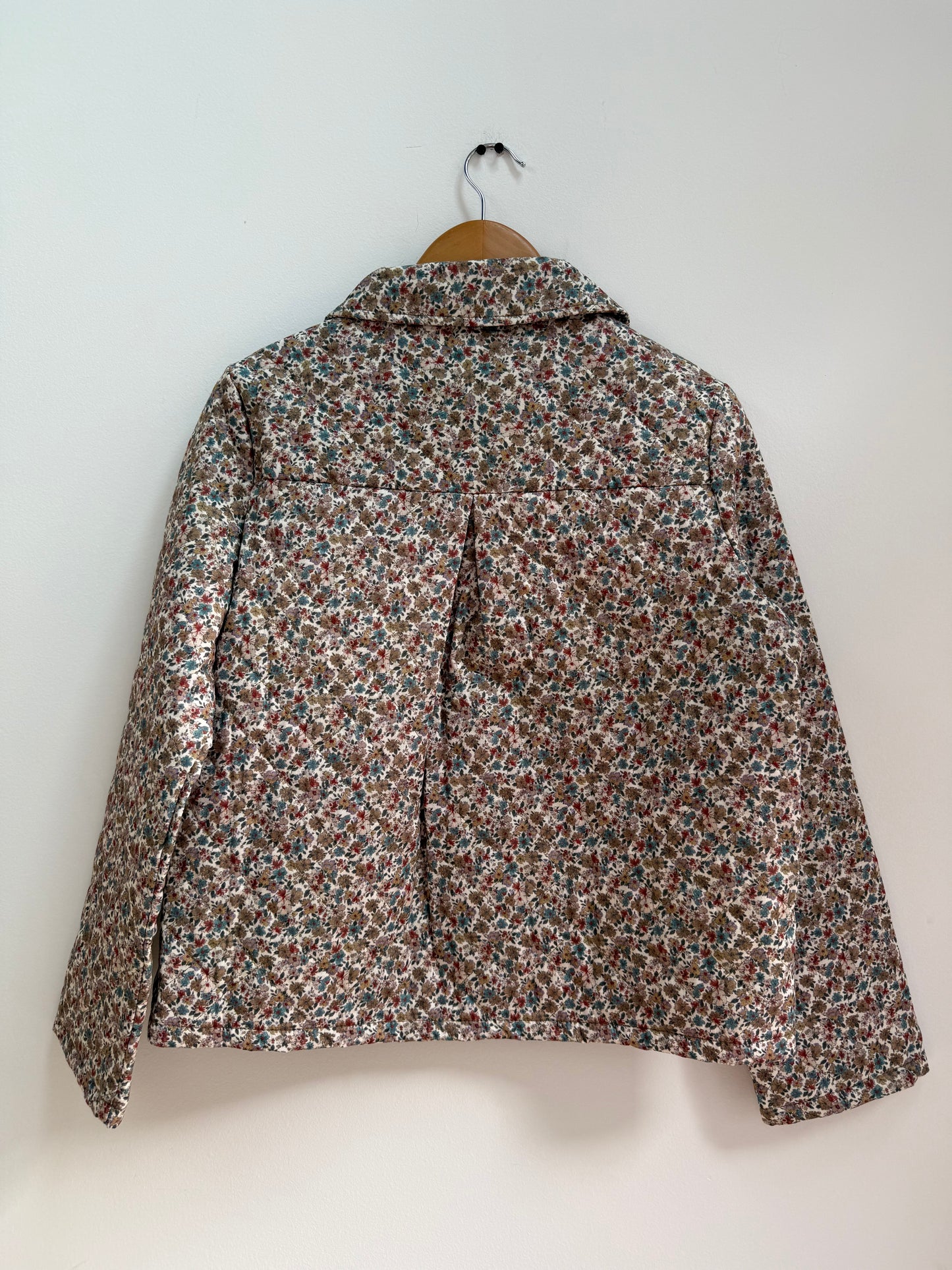 Veste matelassée imprimé floral Vert/ Bleue/ Lilas