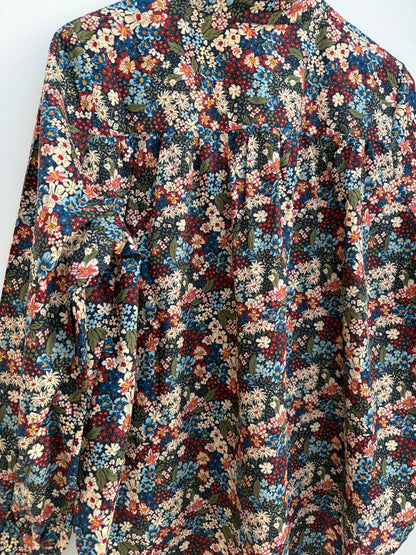 Chemise avec col imprimé floral