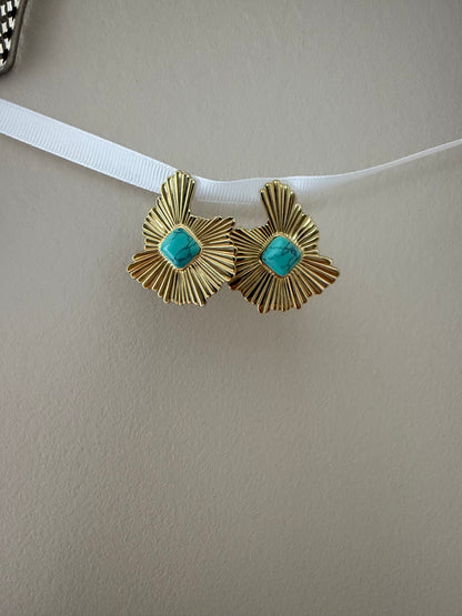 Boucles d'oreilles motif géométrique
