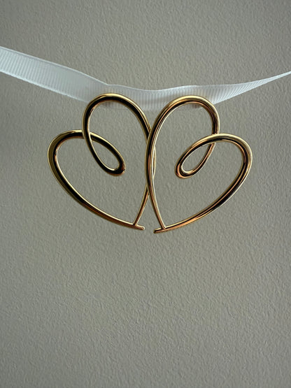 Boucles d'oreilles forme coeur