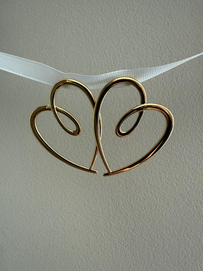 Boucles d'oreilles forme coeur
