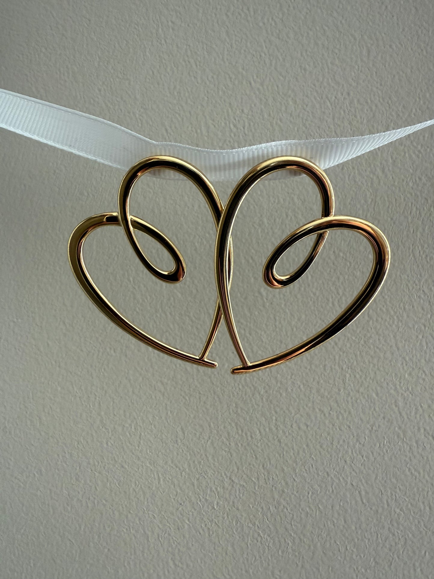 Boucles d'oreilles forme coeur