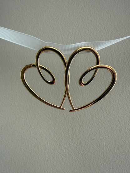 Boucles d'oreilles forme coeur