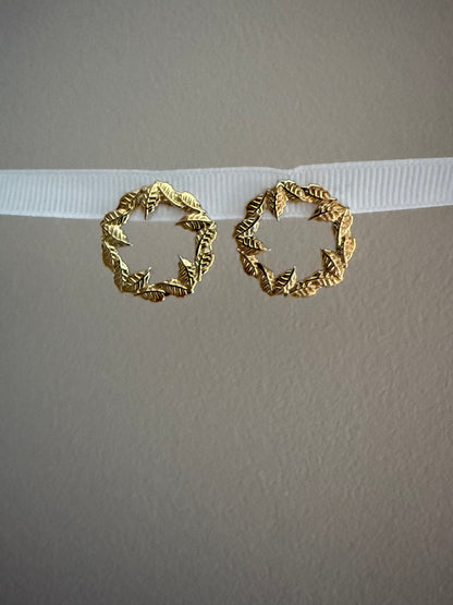 Boucles d'oreilles en forme cercle