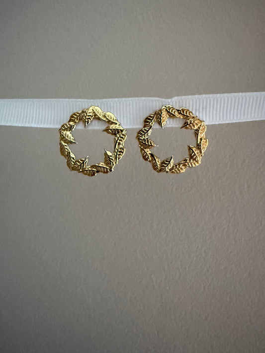 Boucles d'oreilles en forme cercle