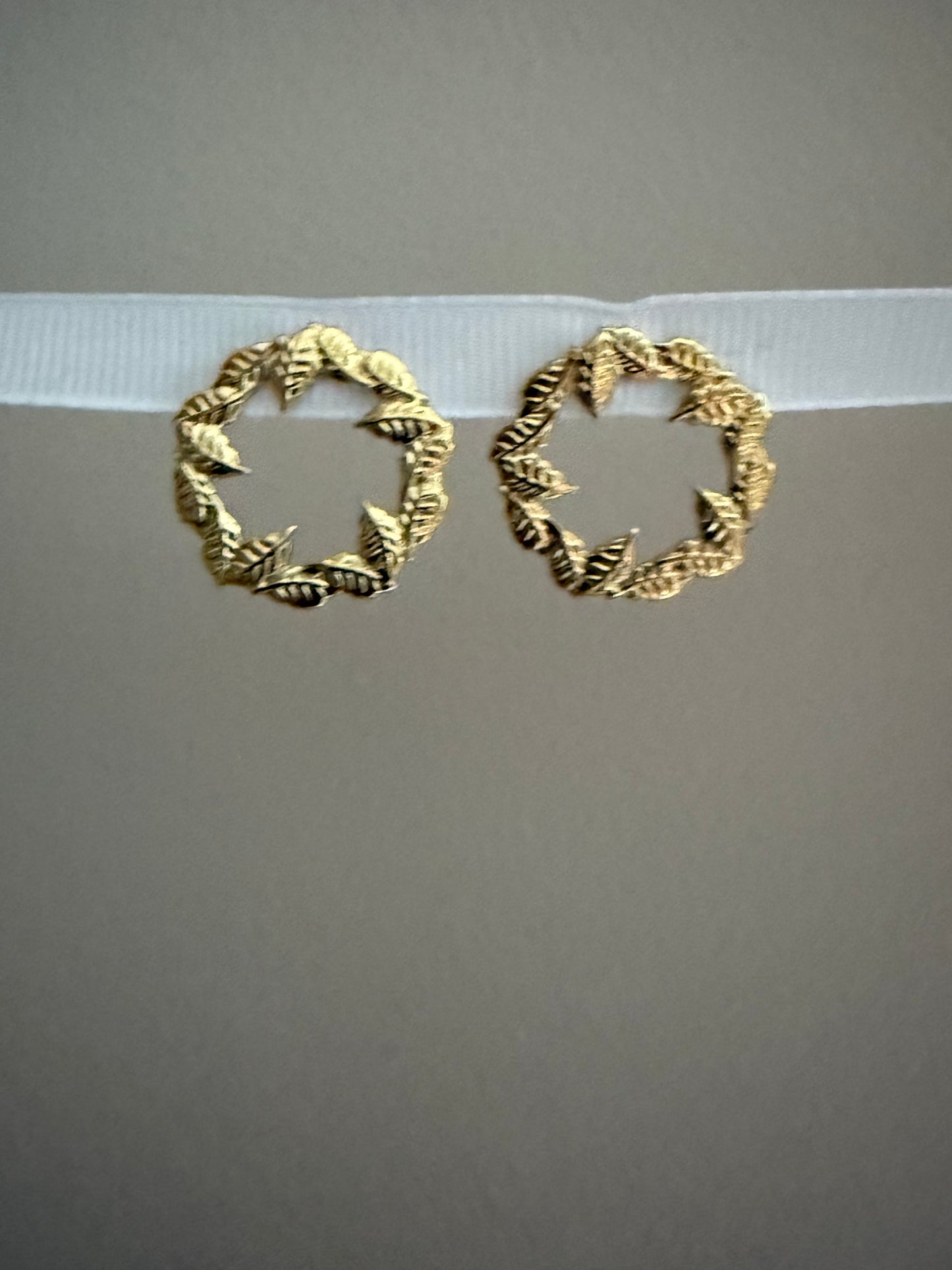 Boucles d'oreilles en forme cercle